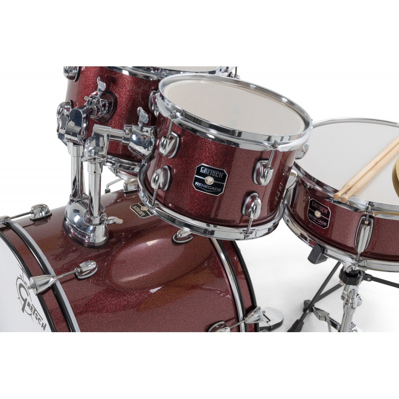 Gretsch GR801.034 Drumset Renegade Roby Sparkle Zestaw perkusyjny Perkusja akustyczna - 4 - Perkusje akustyczne - Perkusja akust