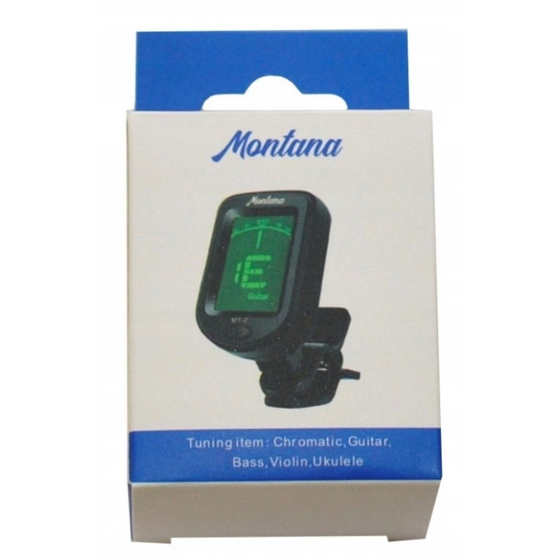 Montana MT-2 Stroik do instrumentów strunowych - 3 - Tunery - Montana MT-2 to precyzyjny tuner klipsowy przeznaczony do strojeni
