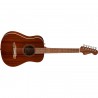 Fender California Standard Redondo Mini Natural Sapele - Gitara akustyczna z pokrowcem