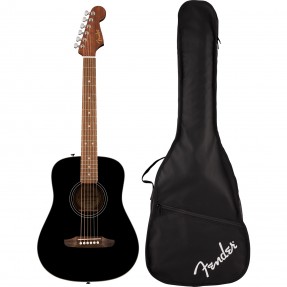 Fender California Standard Redondo Mini Black - Gitara akustyczna z pokrowcem