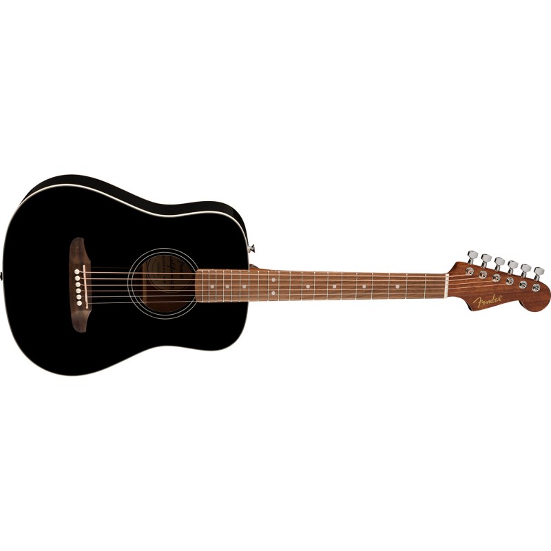 Fender California Standard Redondo Mini Black - Gitara akustyczna z pokrowcem