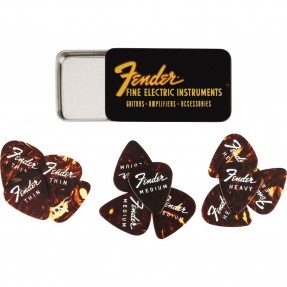 Fender Fine Electric Pick Tin Pack - Kostki do gitary 12 szt.