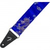 Fender Satin Dragon Straps Royal Blue - Pasek do gitary