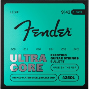Fender UltraCore 4250L (3-Pack) - Sruny do gitary elektrycznej .009 - .042