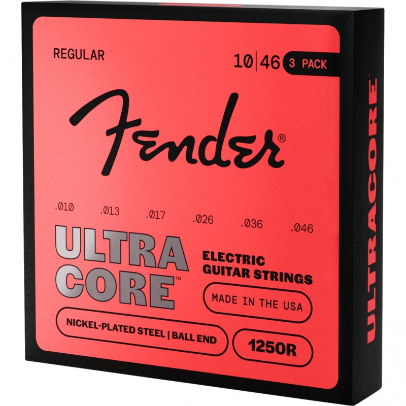 Fender UltraCore 1250R (3-Pack) - Sruny do gitary elektrycznej .010 - .046