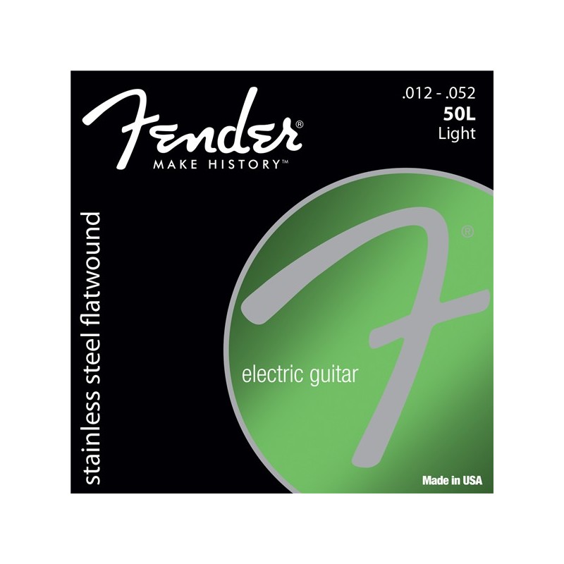 Fender SuperSonic 50L Stainless Flatwound  - Sruny do gitary elektrycznej .012 - .052