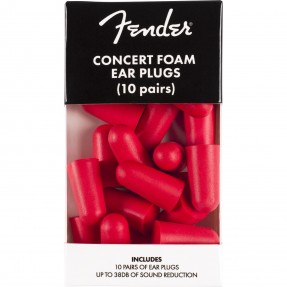 Fender Concert Foam Ear Plugs - Zatyczki do uszu (10 par)