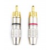 Watt Audio RCA kpl. 2 szt. Profesjonalny wtyk audio - 3 - Złącza, wtyki, przejściówki - Zestaw najwyższej jakości wtyków RCA. Ko