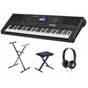 Keyboard Yamaha PSR-EW425 + statyw + ława + słuchawki w zestawie