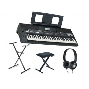 Keyboard Yamaha PSR-SX600 + statyw + ława + słuchawki w zestawie