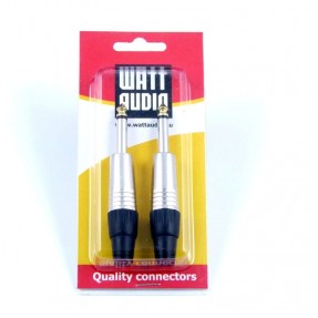 Watt Audio Jack mono 1/4" kpl. 2 szt. Profesjonalne wtyki audio - 1 - Złącza, wtyki, przejściówki - Zestaw najwyższej jakości wt