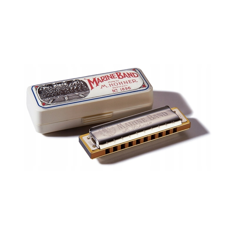 Hohner Marine Band 1896/20 G Harmonijka Ustna - 1 - Harmonijki ustne - Hohner HU064G Marine Band 1896/20 G Harmonijka Ustna