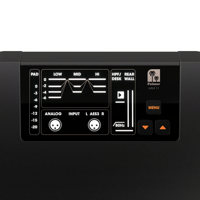 Palmer ORBIT 11 Aktywny współosiowy 3-drożny monitor studyjny - 5 - Monitory studyjne - Aktywny współosiowy 3-drożny monitor stu