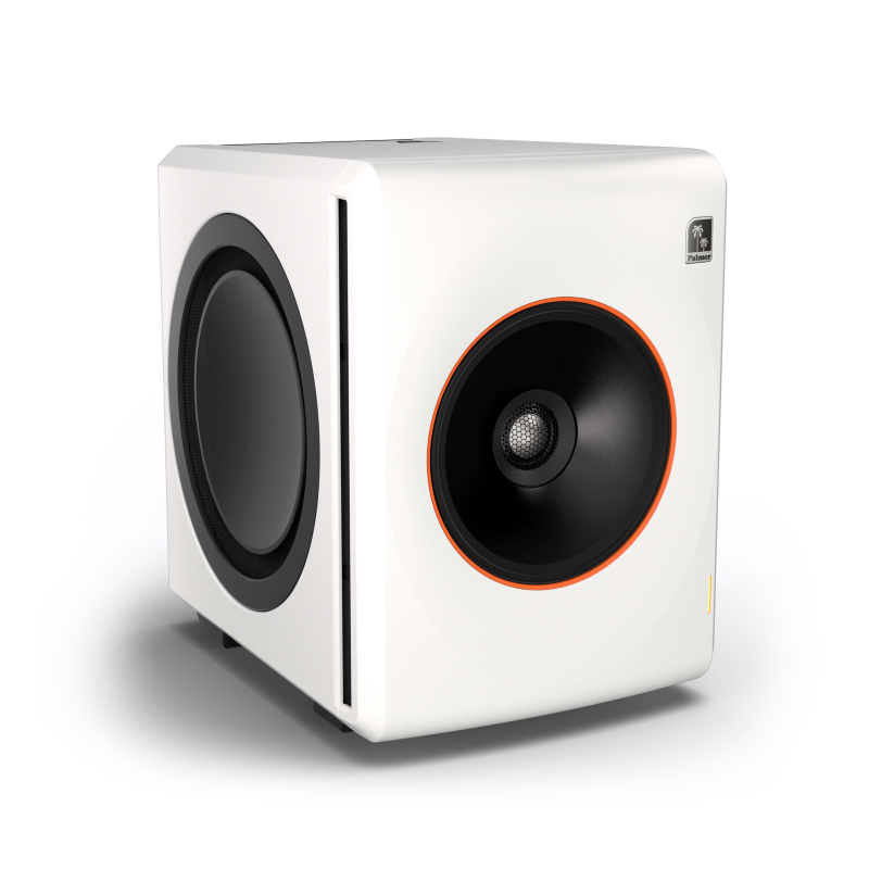 Palmer ORBIT 11W Aktywny współosiowy monitor studyjny, biały - 1 - Monitory studyjne - Aktywny współosiowy 3-drożny biały monito