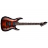 LTD MH-200HT QM Dark Brown Sunburst - Gitara elektryczna