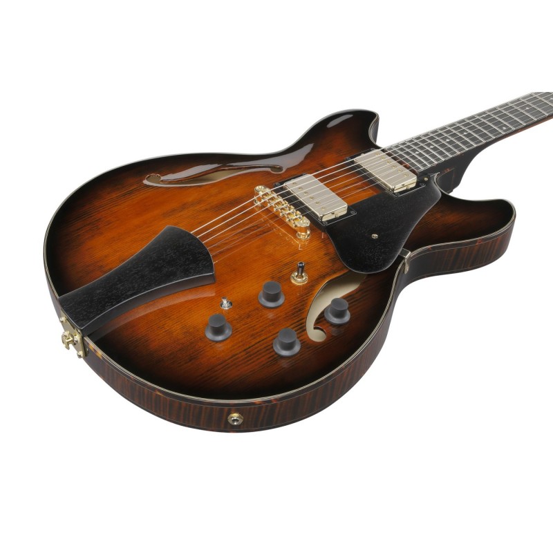 Ibanez ASH300-TBC Artstar AS Hollow Body - Gitara elektryczna z futerałem