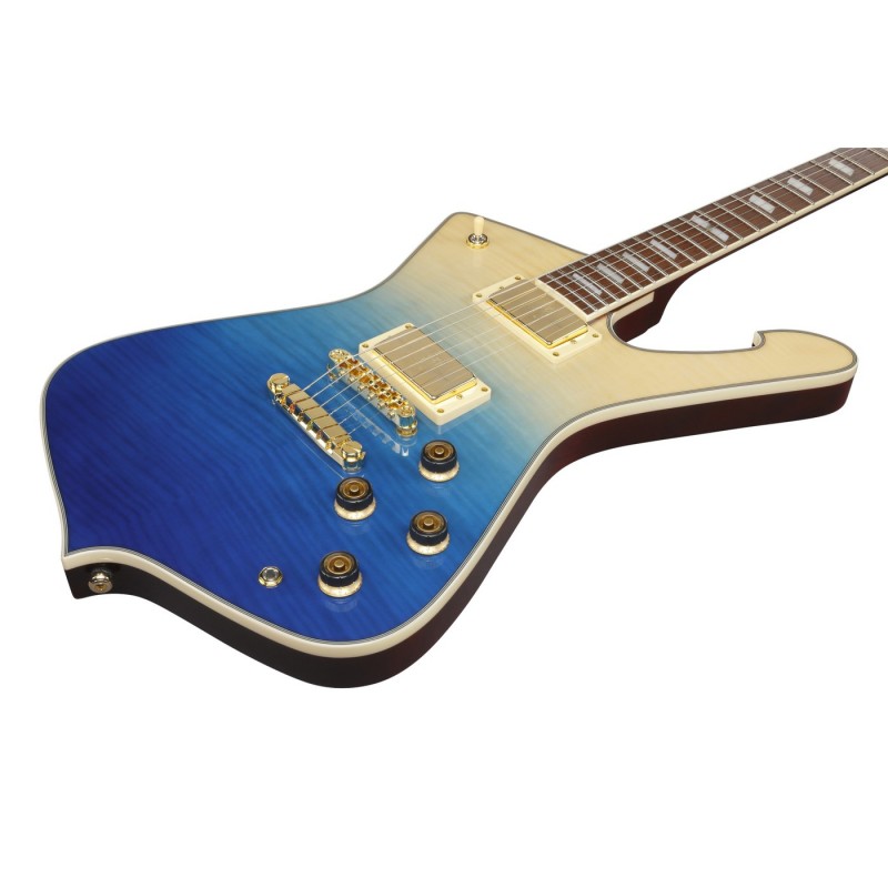 Ibanez IC420FM-TBG Iceman - Gitara elektryczna z pokrowcem
