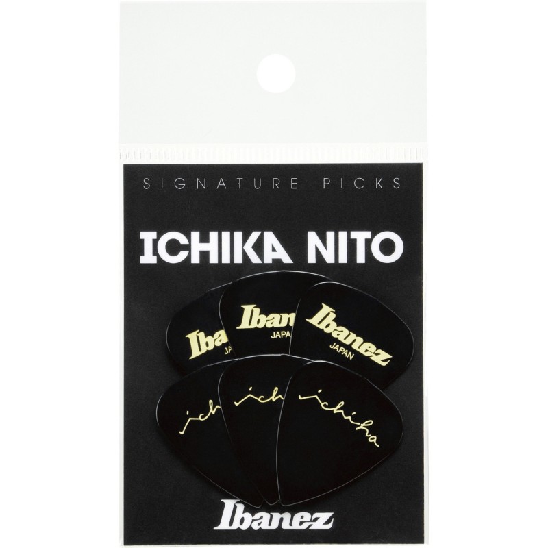 Ibanez P1000ICHI-BK Ichika Nito - Kostki do gitary (6-pack)