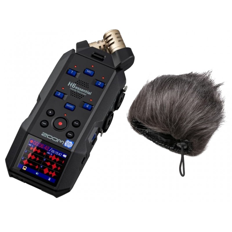 Zoom H6 Essential / WSH-4e windscreen - Rejestrator z osłoną w zestawie
