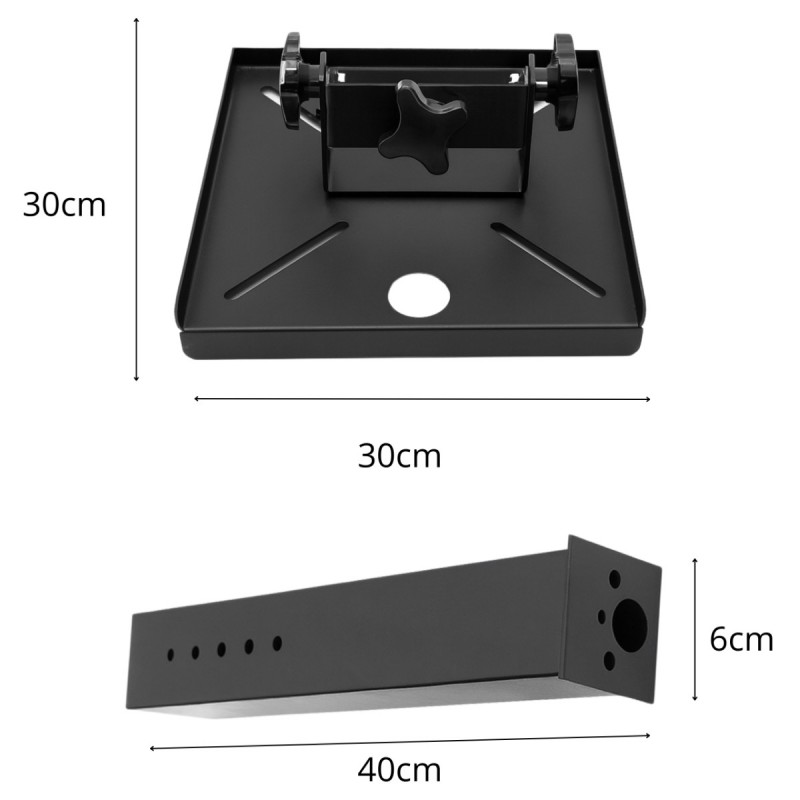 DNA DJ Booth LPS - Dostawka na narożnik stołu dla DJ'a