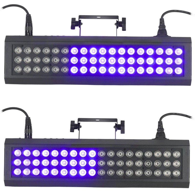 Light4Me UV DMX Bar 54x3W - Listwa UV LED