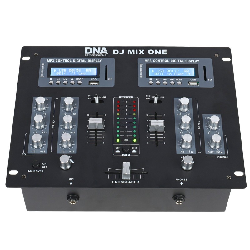 DNA DJ Mix One - Mikser analogowy z Bluetooth, USB i SD