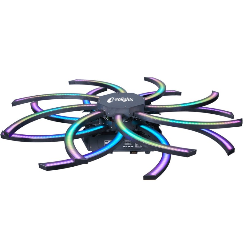 Evolights Vortex - Ruchomy efekt oświetleniowy DMX