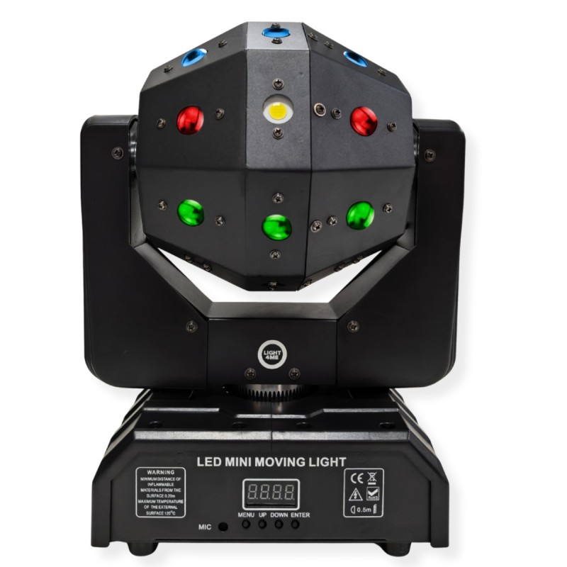 Light4Me Atlas - Ruchomy multiefekt świetlny 4w1