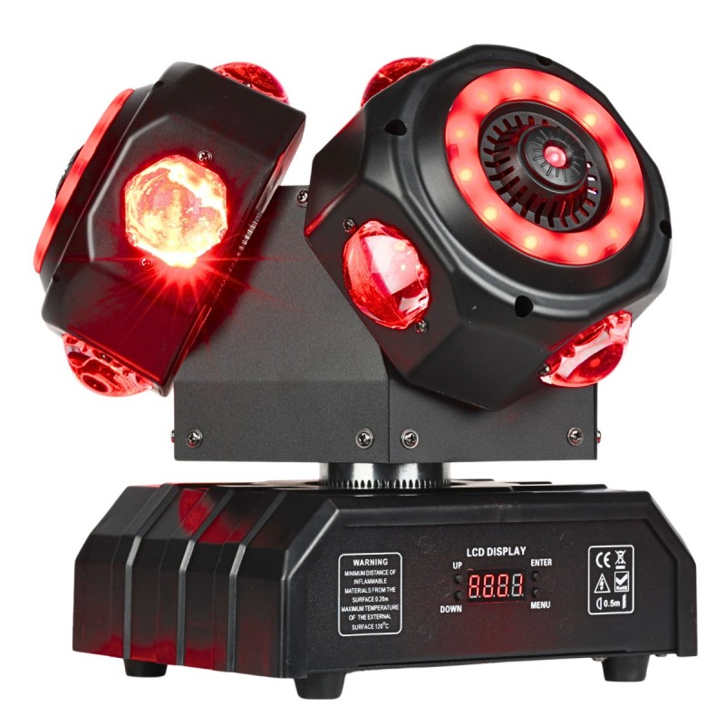 Light4Me Sid Pro - Ruchomy multiefekt świetlny 5w1