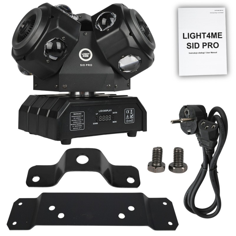 Light4Me Sid Pro - Ruchomy multiefekt świetlny 5w1