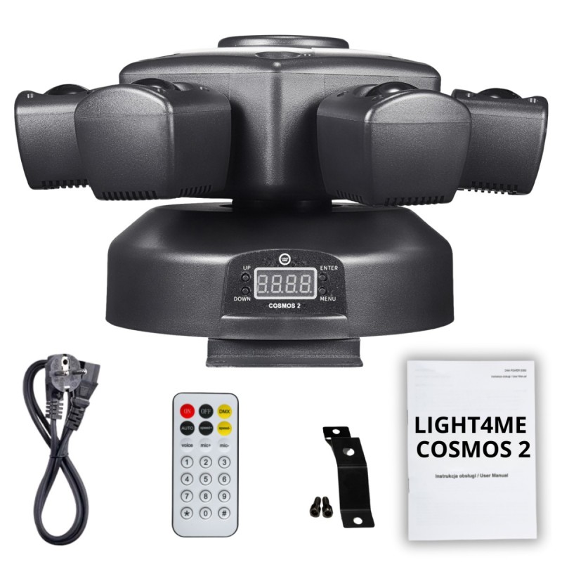 Light4Me Cosmos 2 - Ruchomy multiefekt świetlny 7w1