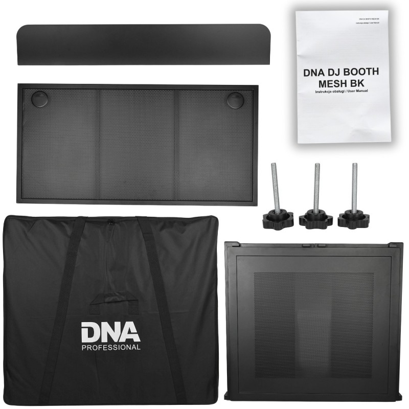 DNA DJ Booth Mesh BK - Stanowisko dla DJ'a
