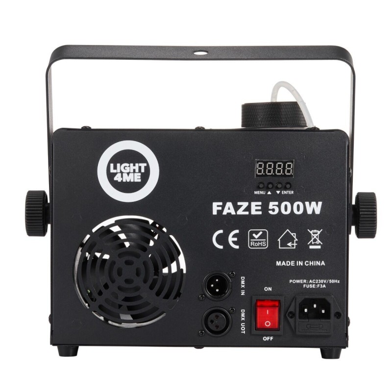 Light4Me Faze 500W - Wytwornica dymu DMX z pilotem bezprzewodowym