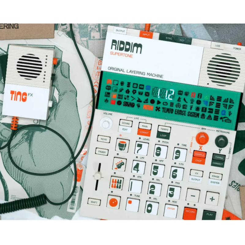 Teenage Engineering EEP-40 + EP-2350 Sampler sekwencer + mikrofon - 8 - Samplery, Grooveboxy - Teenage Engineering EP-40 Riddim 