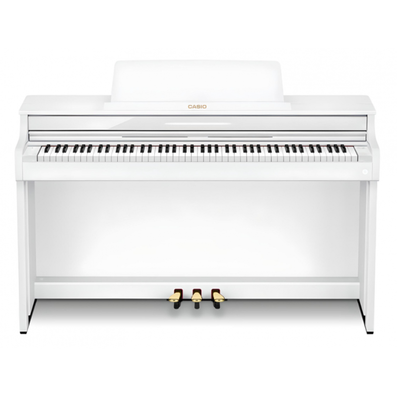 Casio AP-750 WE - Pianino Cyfrowe Białe - 1 - Pianina cyfrowe - Odkryj na nowo urok fortepianu, rozbrzmiewając echami tradycji S