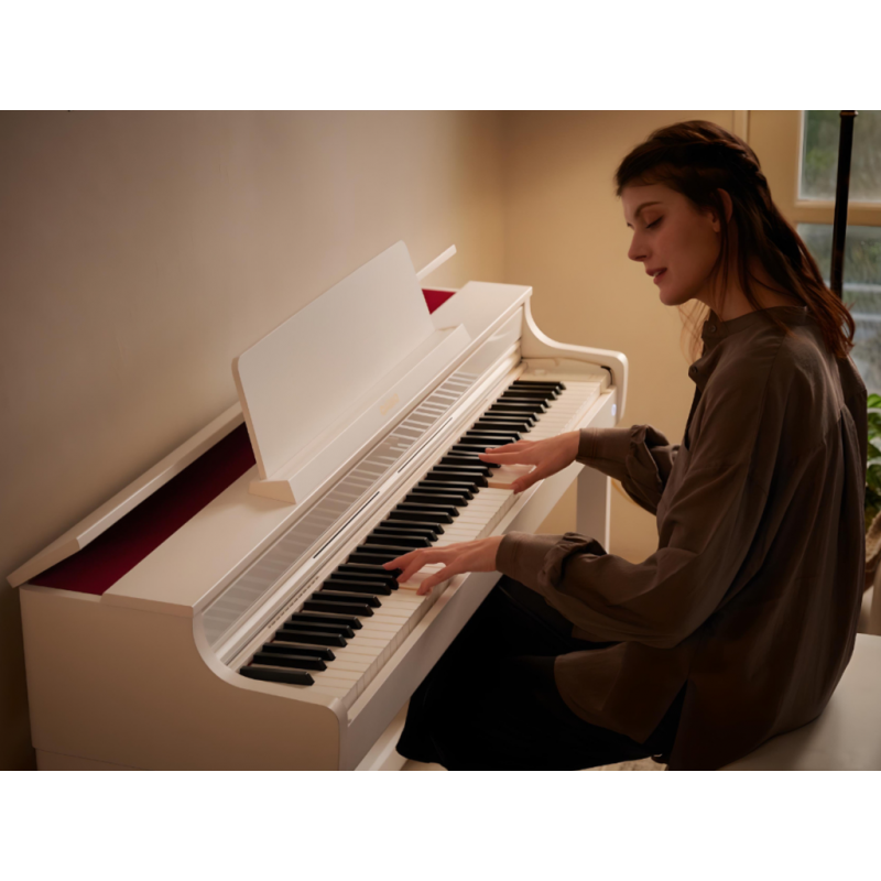 Casio AP-750 WE - Pianino Cyfrowe Białe - 5 - Pianina cyfrowe - Odkryj na nowo urok fortepianu, rozbrzmiewając echami tradycji S