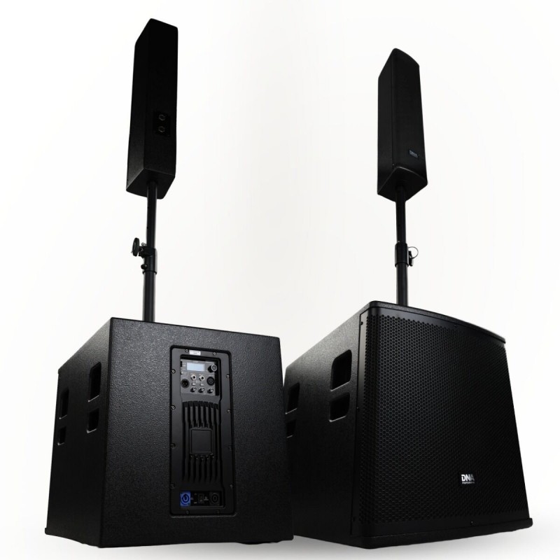 DNA BSX15 zestaw nagłośnieniowy aktywny system słupkowy 450W RMS - 4 - Systemy słupkowe - DNA BSX15 to aktywny zestaw nagłośnien