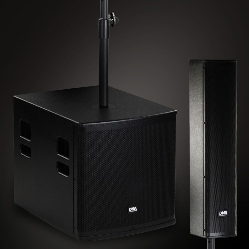 DNA BSX15 zestaw nagłośnieniowy aktywny system słupkowy 450W RMS - 17 - Systemy słupkowe - DNA BSX15 to aktywny zestaw nagłośnie