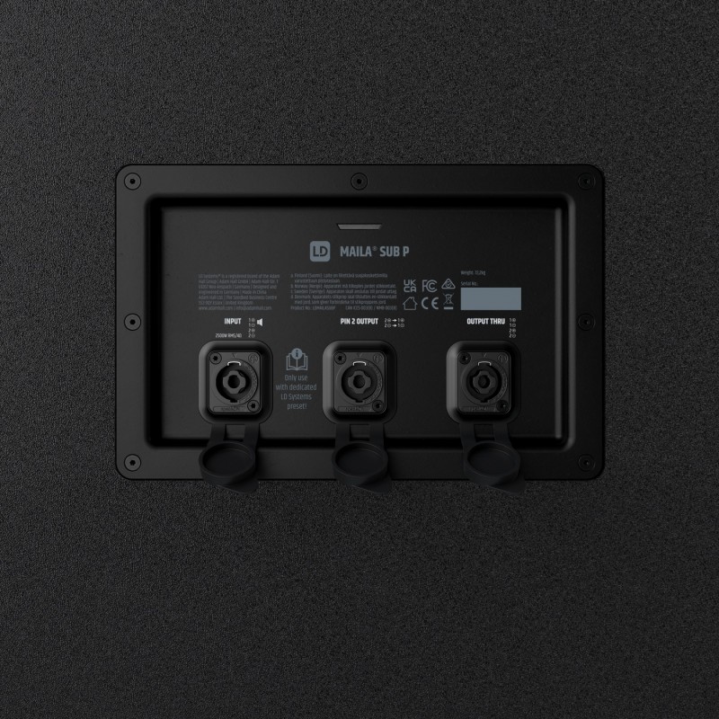 LD Systems MAILA SUB P - 2 pasywne subwoofery pasmowe PA 15"