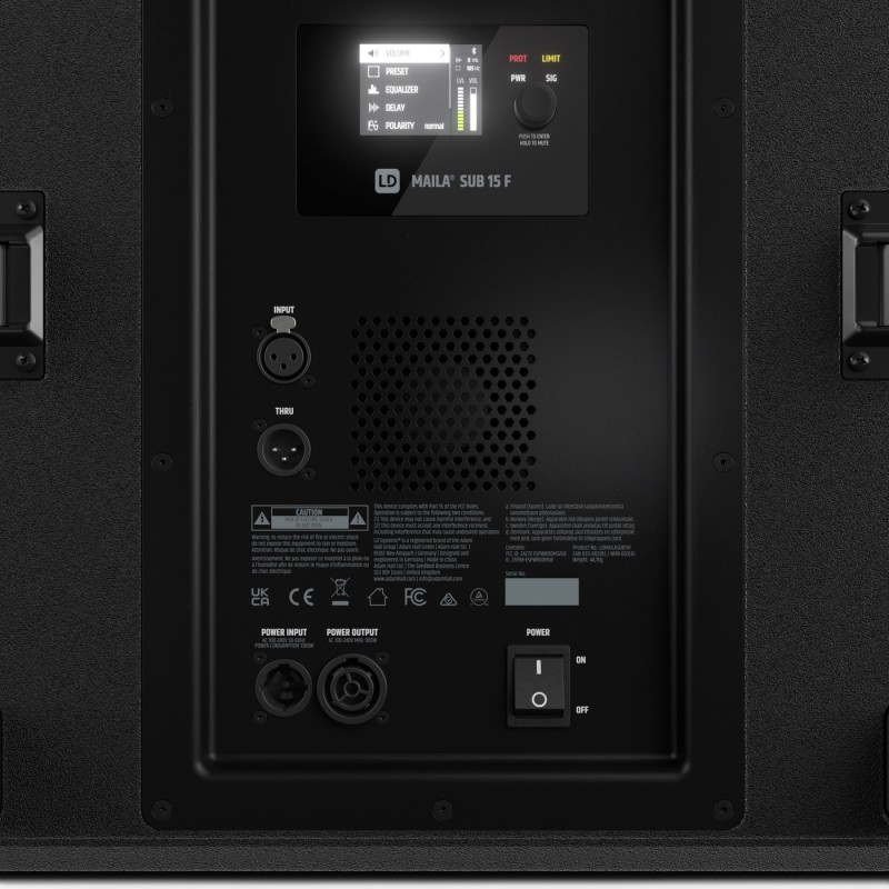 LD Systems MAILA SUB 15 F - Aktywny subwoofer PA 15"z bass reflex