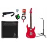Gitara elektryczna Ibanez GRX120SP-VRD + wzmacniacz 15W + kabel  w zestawie