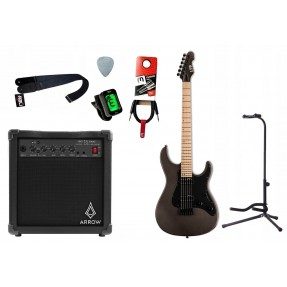 Gitara elektryczna LTD SN-200HT CHMS + wzmacniacz 15W + kabel  w zestawie