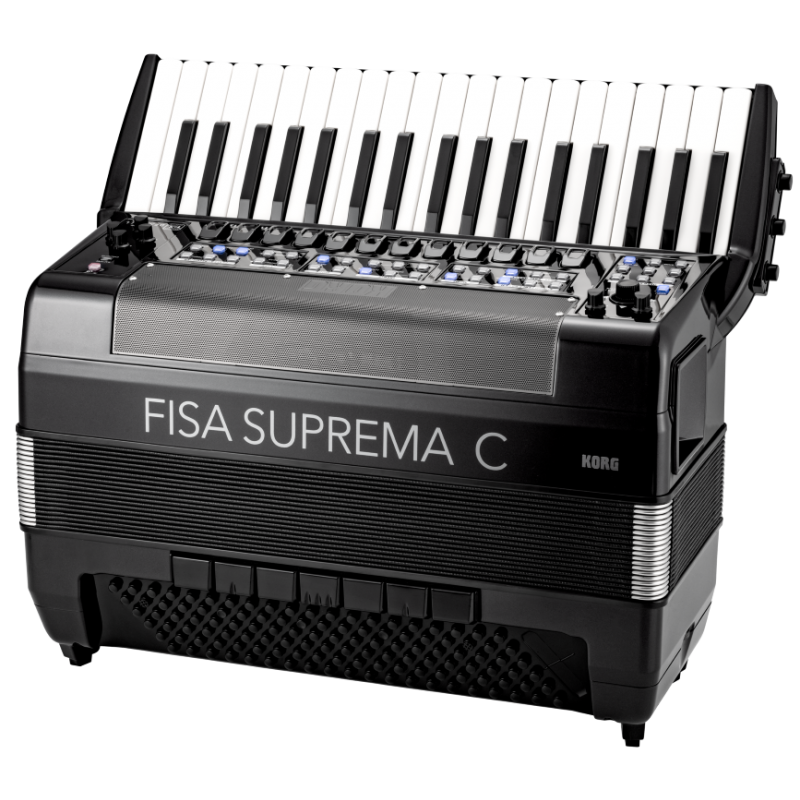 KORG FISA SUPREMA C PMBK, Compact Model, 37 klawiszy - Akordeon Cyfrowy - 2 - Akordeony cyfrowe - Rewolucyjny cyfrowy akordeon, 