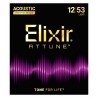 Elixir ATTUNE Phos Bronze Light 12-53 - struny do gitary akustycznej - 1 - Struny gitarowe - 
