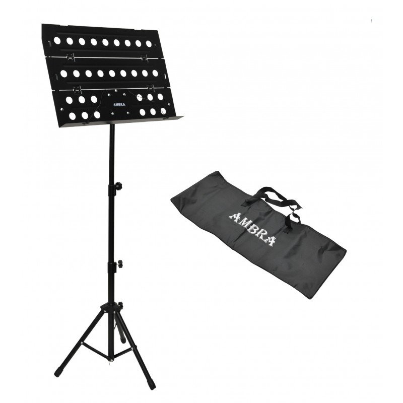Ambra AM-07 BK  Pulpit orkiestrowy na nuty czarny - 1 - Pulpity do nut - Ambra AM-07 BK  Pulpit orkiestrowy na nuty czarny Pulpi