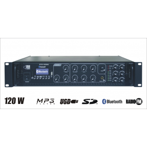 RH SOUND ST-2120BC/MP3+FM+BT - Wzmacniacz Zintegrowany 100V - 1 - Wzmacniacze instalacyjne - ST 2120BC wysokiej jakości uniwersa