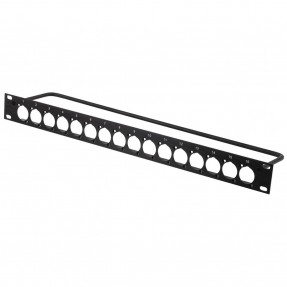 Kera Audio 1U-16D - Patch panel Rack 19" 1U na 16 gniazd typu D