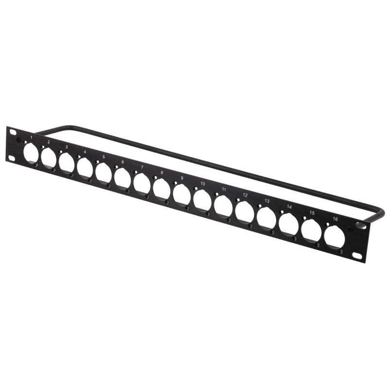 Kera Audio 1U-16D - Patch panel Rack 19" 1U na 16 gniazd typu D