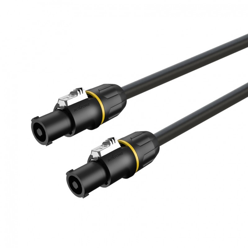 Roxtone MSSS215L10 - Kabel głośnikowy 2 x 1,5mm² 2 x złącze głośnikowe 10m