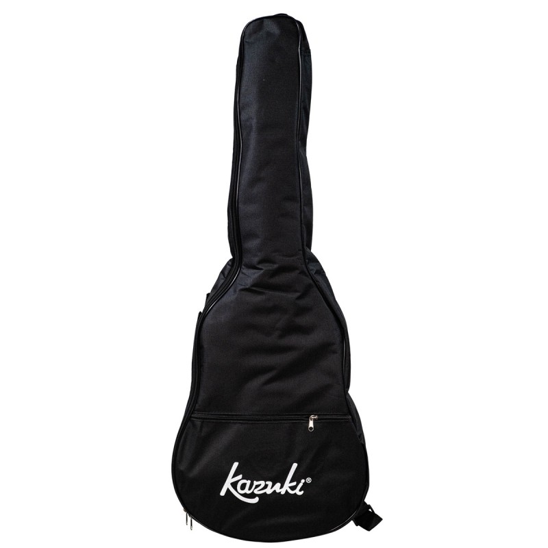 Kazuki AKZ-ED-PMR36-BK - Gitara akustyczna z pokrowcem
